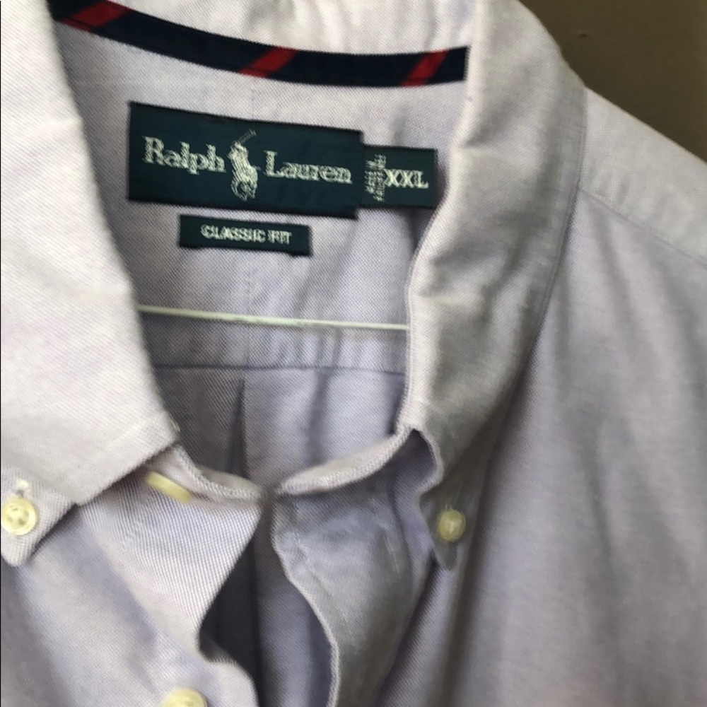 Ralph Lauren classic fit long sleeve button down.